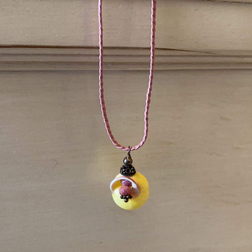 Lilly Pulitzer Yellow Shell Necklace